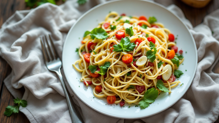 Cremige Salatsoße in einer Glasschale, garniert mit frischen Kräutern und umgeben von Salatblättern auf einem Holztisch